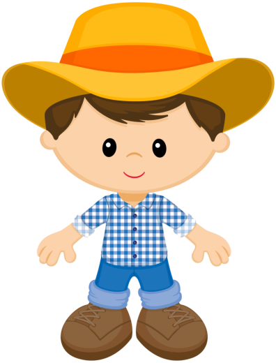 Cute Clipart, Farm Boys, Farm Theme, Farm Party, Quiet - Cute Farmer Clipart (396x520)