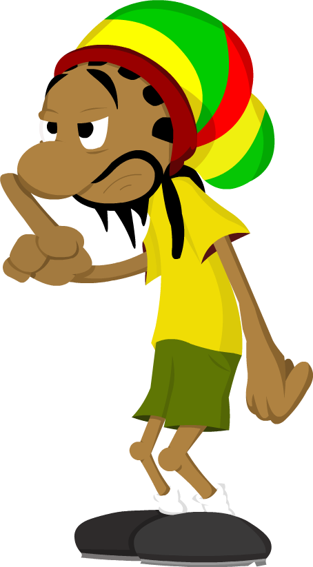 Rasta Man - Rasta Man Png (454x823)