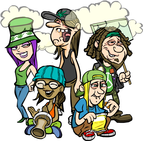 Cast Of Pot Farm - Pot Farm Grass Roots (512x512)