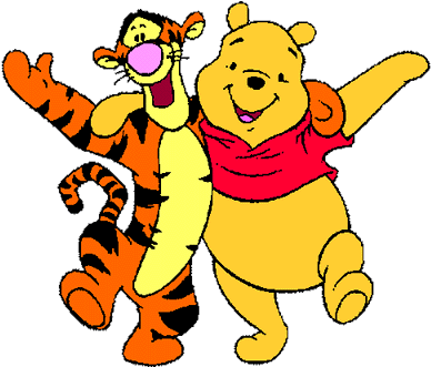 Me Gusta Pasar Tiempo Con Amigos - Pooh And Tigger (400x342)