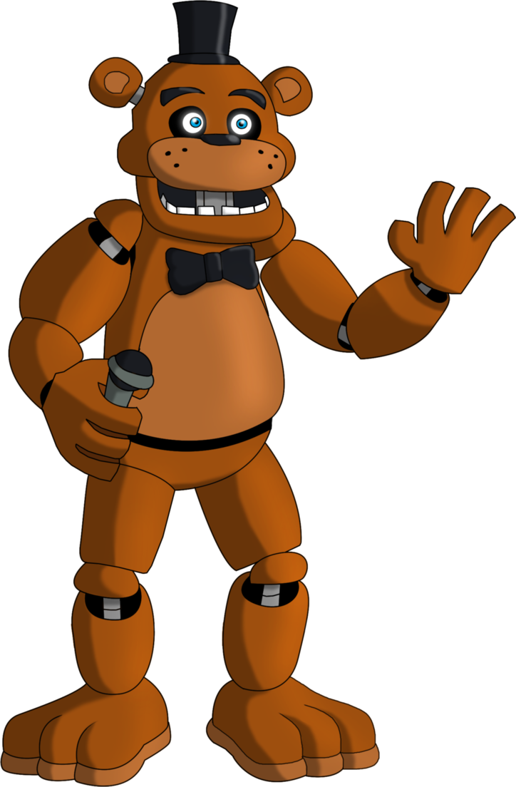 Freddy Fazbear By Rizegreymon22 - Cabeza De Freddy Fazbear (724x1104)