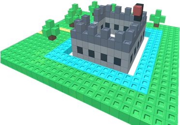 Mini World Castle - Construction Set Toy (420x420)