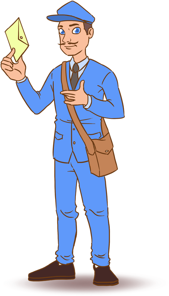 Mailman - Postman Images Clip Art (700x1131)