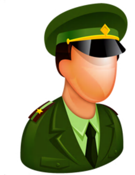 Army Officer Icon Free Images At Clkercom Vector Clip - Army Officer Clipart (600x600)