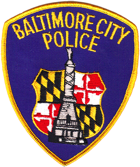 Baltimore City Police - Baltimore Police Department Patch (540x621)