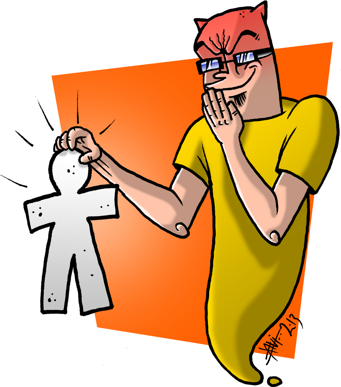 Pues Sí, Amigos Y Amigas, Lo De Ayer Fue Una Inocentada - Cartoon (1410x1600)