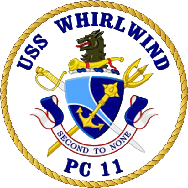 Uss Whirlwind Pc-11 Crest - Uss Whirlwind Pc 11 (600x600)