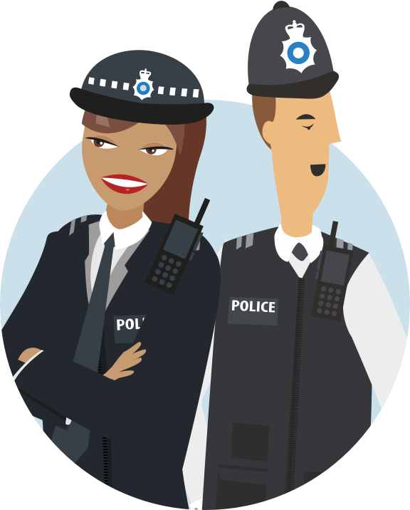 Cartoon Picture Of Uk Police Officer (576x716)