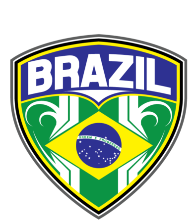 Brazil Brasil Soccer Football Shield Stars Emblem Futbol - Brazil Flag (480x471)