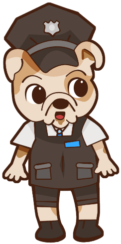 Doggie Policeman - Dog (311x542)