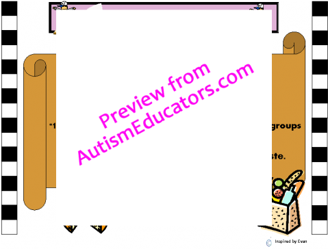 "food Group" Sorting Board For Autism - Special Education (500x500)