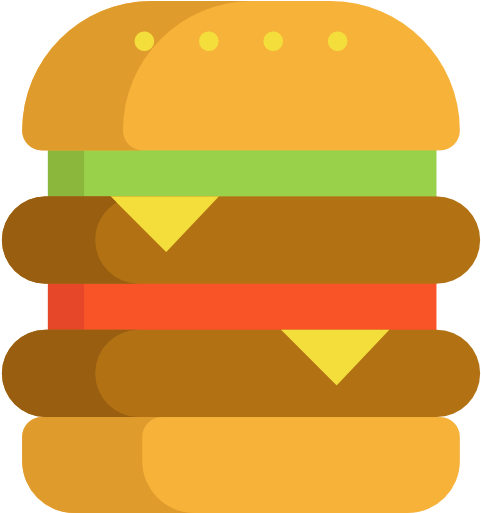 Food & Beverage - Hamburger Svg (512x512)