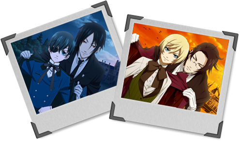 Kuroshitsuji 2 - New Design Black Butler Double Layer Canvas Pencil (540x320)