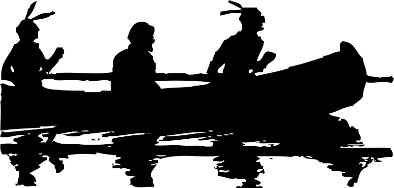 Native American Silhouette Png (800x382)