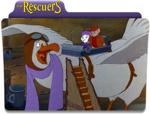 اسم این کارتونو یادم نیس ولی یادمه خیلی قشنگ بود - Rescuers Travel Tote Lunch Bag (512x512)