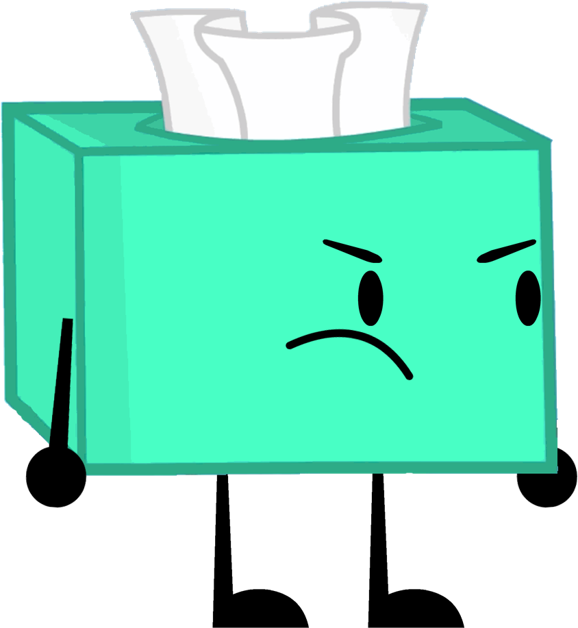 New Tissues Pose - Battle For Dream Island Tissues (876x933)