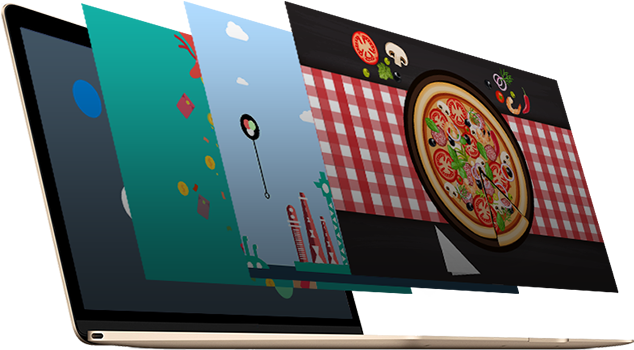 The Animated Scenes, Countryside, Fantasy, Festival, - Led-backlit Lcd Display (720x410)