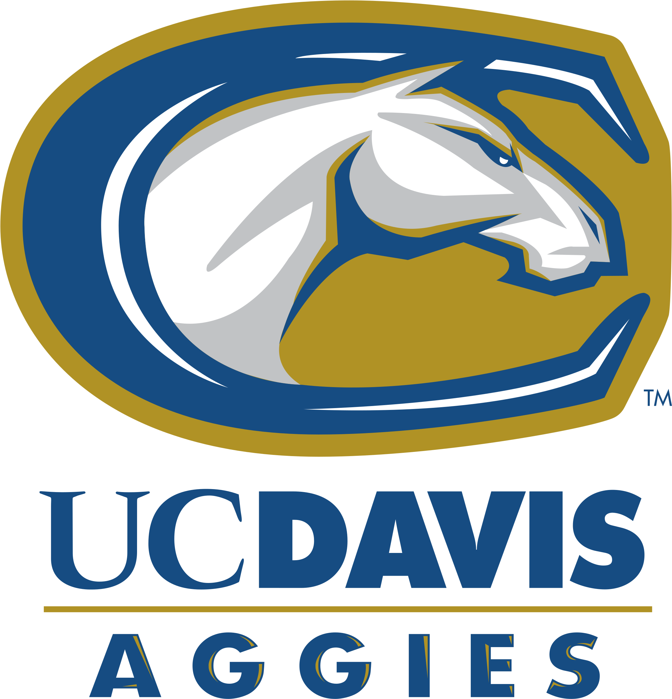 Uc Davis Aggies Logo Black And White - University Of California Davis Mascot (2400x2400)
