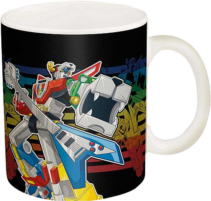 Voltron Defender Mug - Zak Designs Super Hero Voltron Ceramic Coffee Cup, (1023x1024)