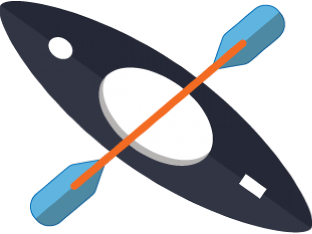 Kayak Clipart Tandem Kayak - Paddle (640x480)
