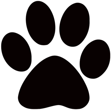 Thoreau Park Elem - Paw Print Clip Art (400x400)