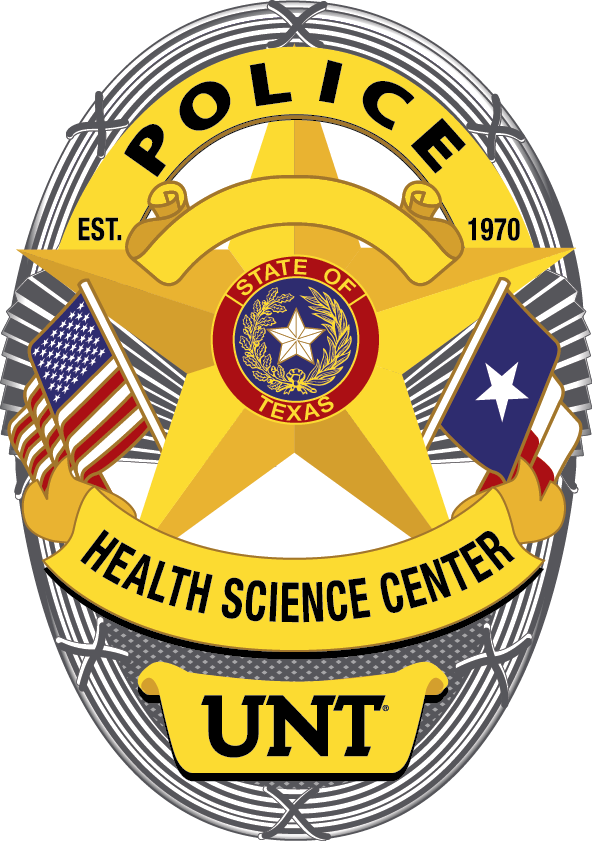 Hsc Police Badge - University Of North Texas (592x841)