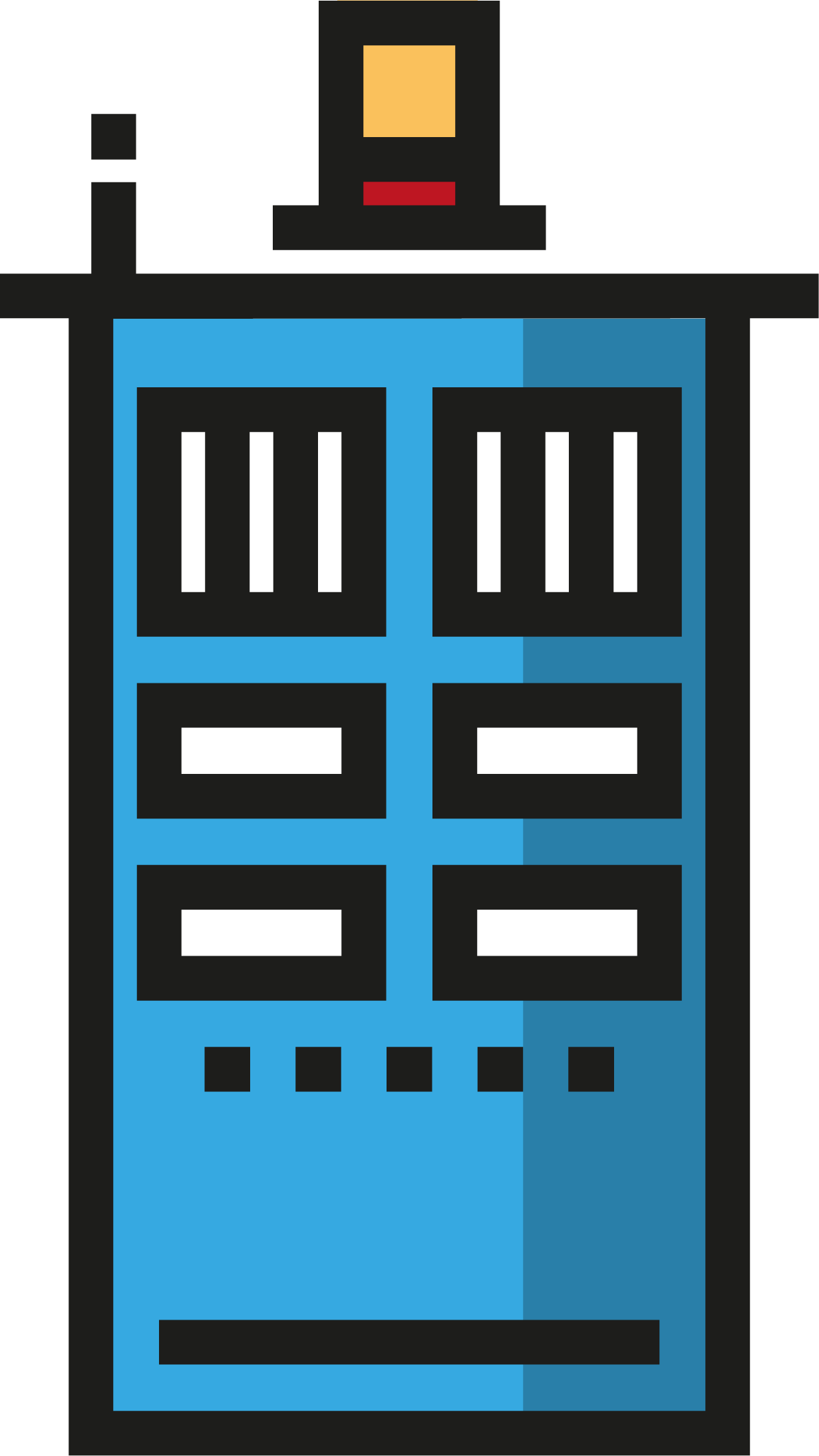 Prison Scalable Vector Graphics Icon - House (1231x2188)