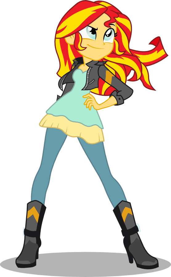 Finally Got Around To Finishing My Third Sunset Shimmer - Equestria Girl Sunset Shimmer (555x900)