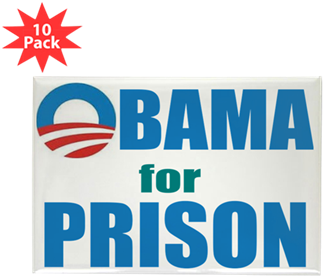Obama For Prison Rectangle Magnet - Green Light Depot 10 Pack 8ft 40w Led Linear Tube - (350x350)