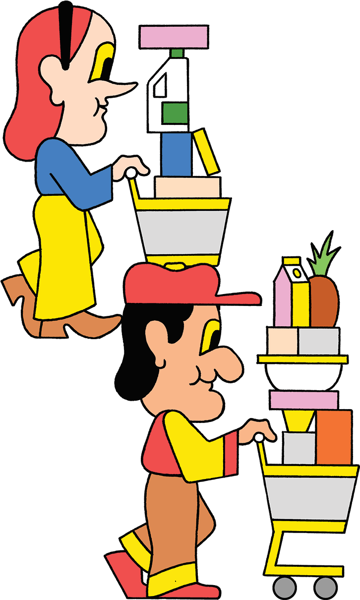 More Than One-third Of All Food Produced In The World - Cartoon (766x1227)