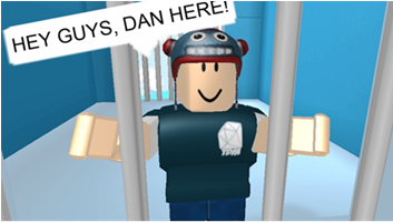 Save Dantdm From Prison - Cartoon (352x352)