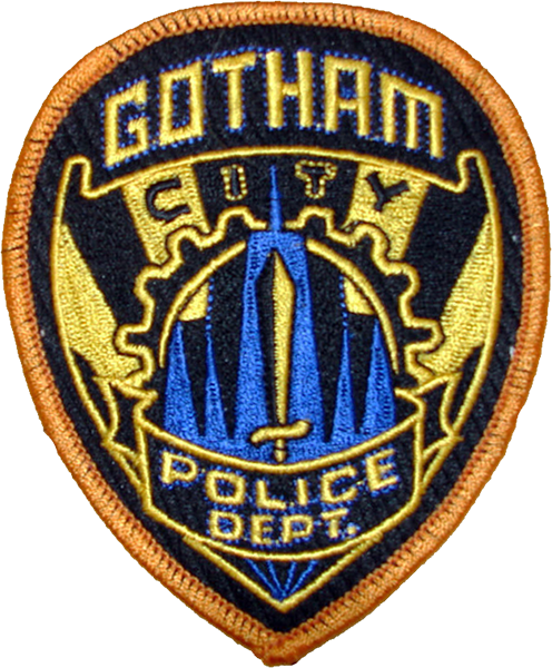 Gotham City Police Department Shoulder Patch - Emblem (496x600)