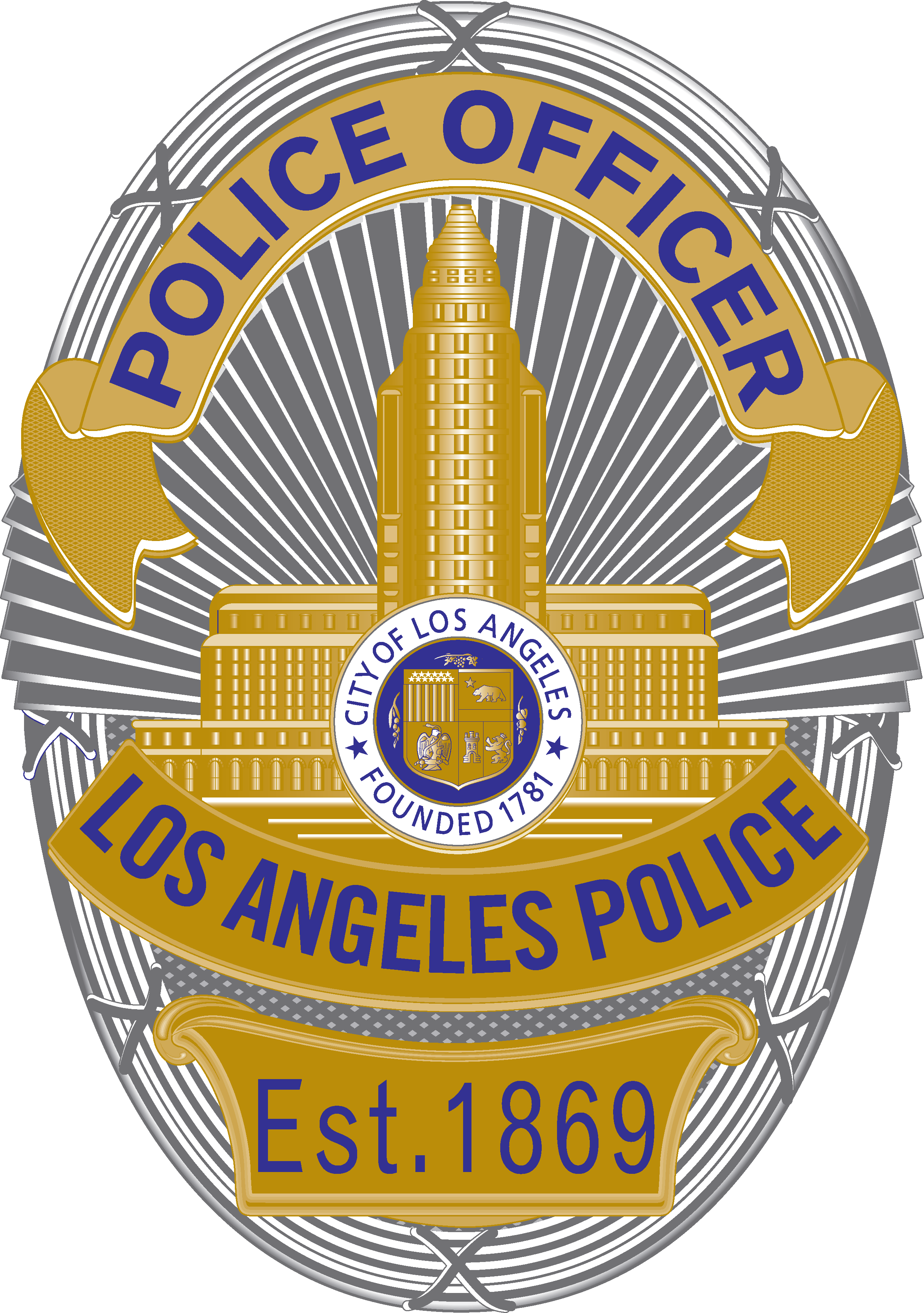 The Lapd Will Hire Over 400 New Police Officers This - Lspd Badge (2538x3604)
