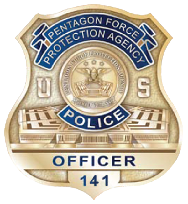 Badge Of The United States Pentagon Police - Pentagon Force Protection Agency Badge (600x651)