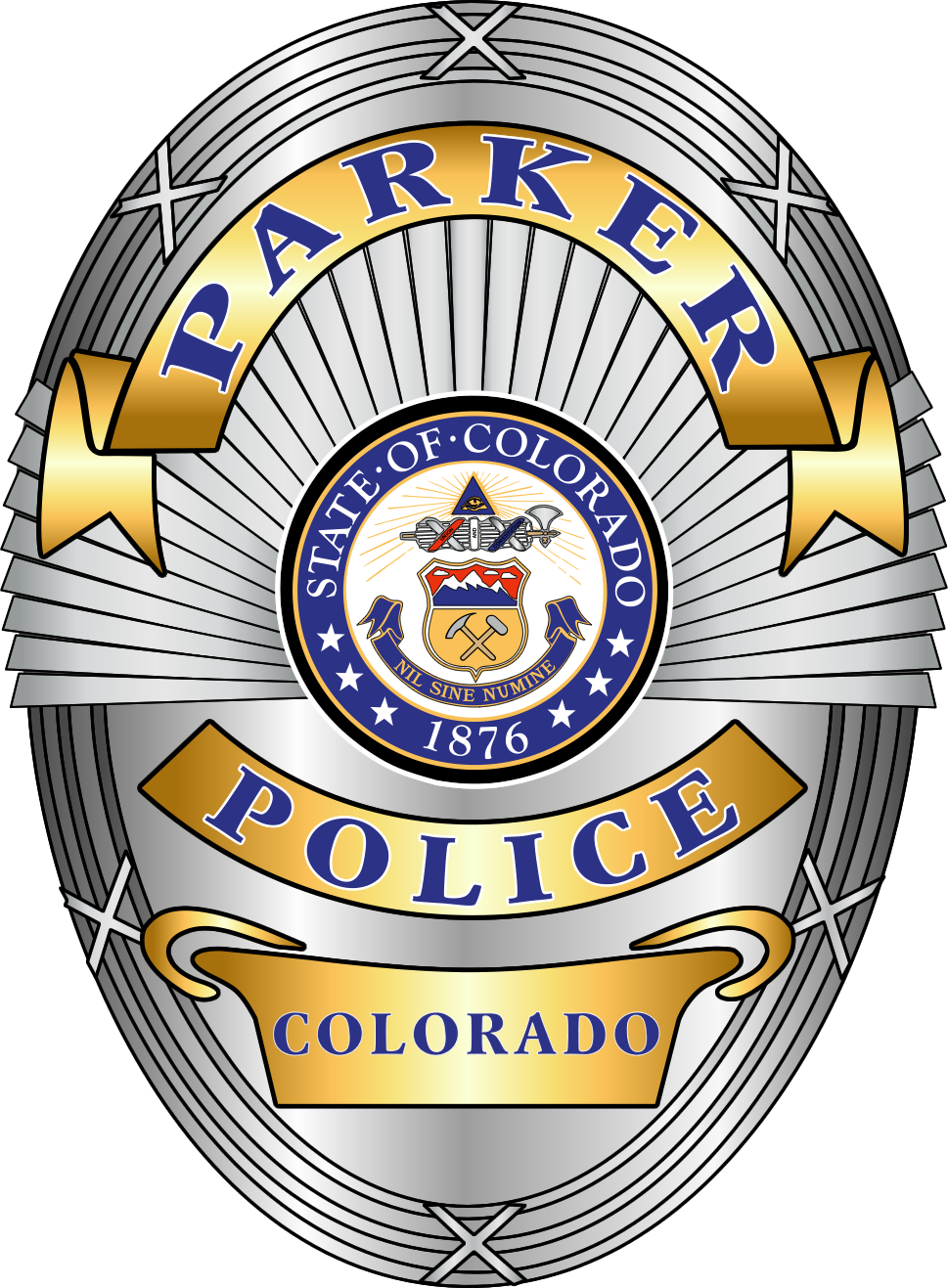 Parker Police Department Badge Police Officer Safety - Parker Police Department Badge Police Officer Safety (969x1317)