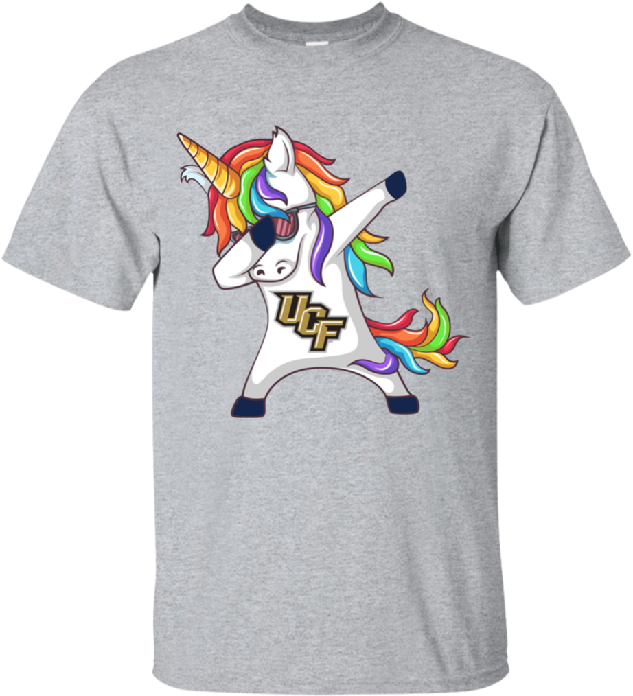 Unicorn Dabbing Hiphop University Of Central Florida - T-shirt (1024x1024)