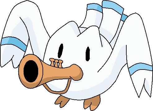 Trumpet Wingull By Jeepsollender - Pokemon Ruby Sapphire Trumpets (493x356)