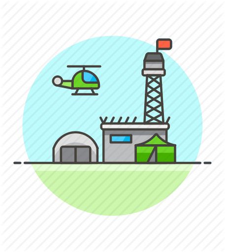 Military Base Icon, Png/ico Icons, 256x256, 128x128, - Icon (457x512)