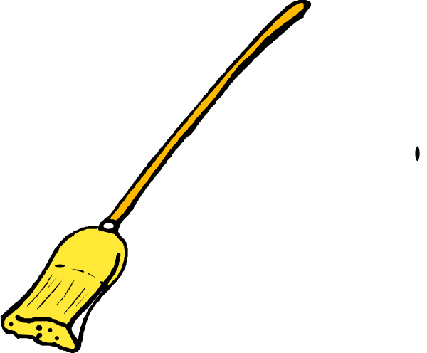 Broom Clip Art Free Vector / 4vector - Broom Clipart (600x496)