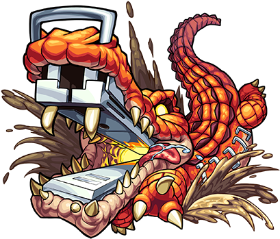 Pincushion Stapler Gator - Sewing Needle (420x374)