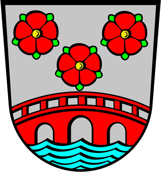 Wappen Der Stadt Simbach Am Inn - Heraldry (559x600)