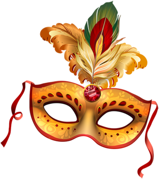 Cenário Adesivo Carnaval - Máscaras Venezianas (630x630)