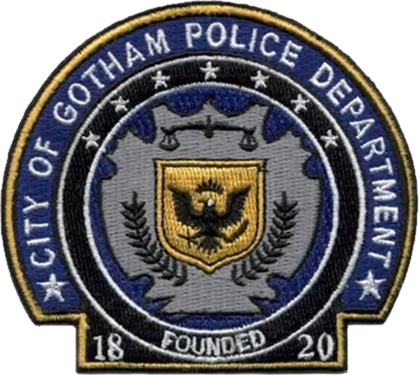 Gotham City Police Department Shoulder Patch - Gotham City Police Department (600x537)