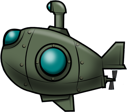 Free To Use &, Public Domain Submarine Clip Art - Submarine Clipart Comic (571x478)