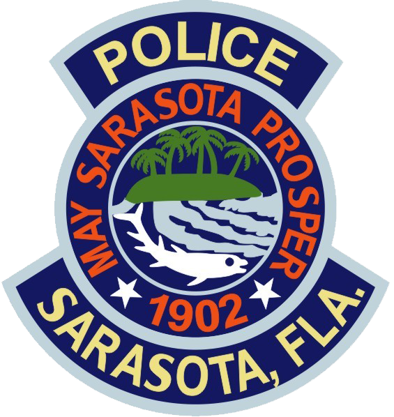 Officer Jaimes Is Currently Assigned To The Patrol - Sarasota Police Department Logo (565x598)