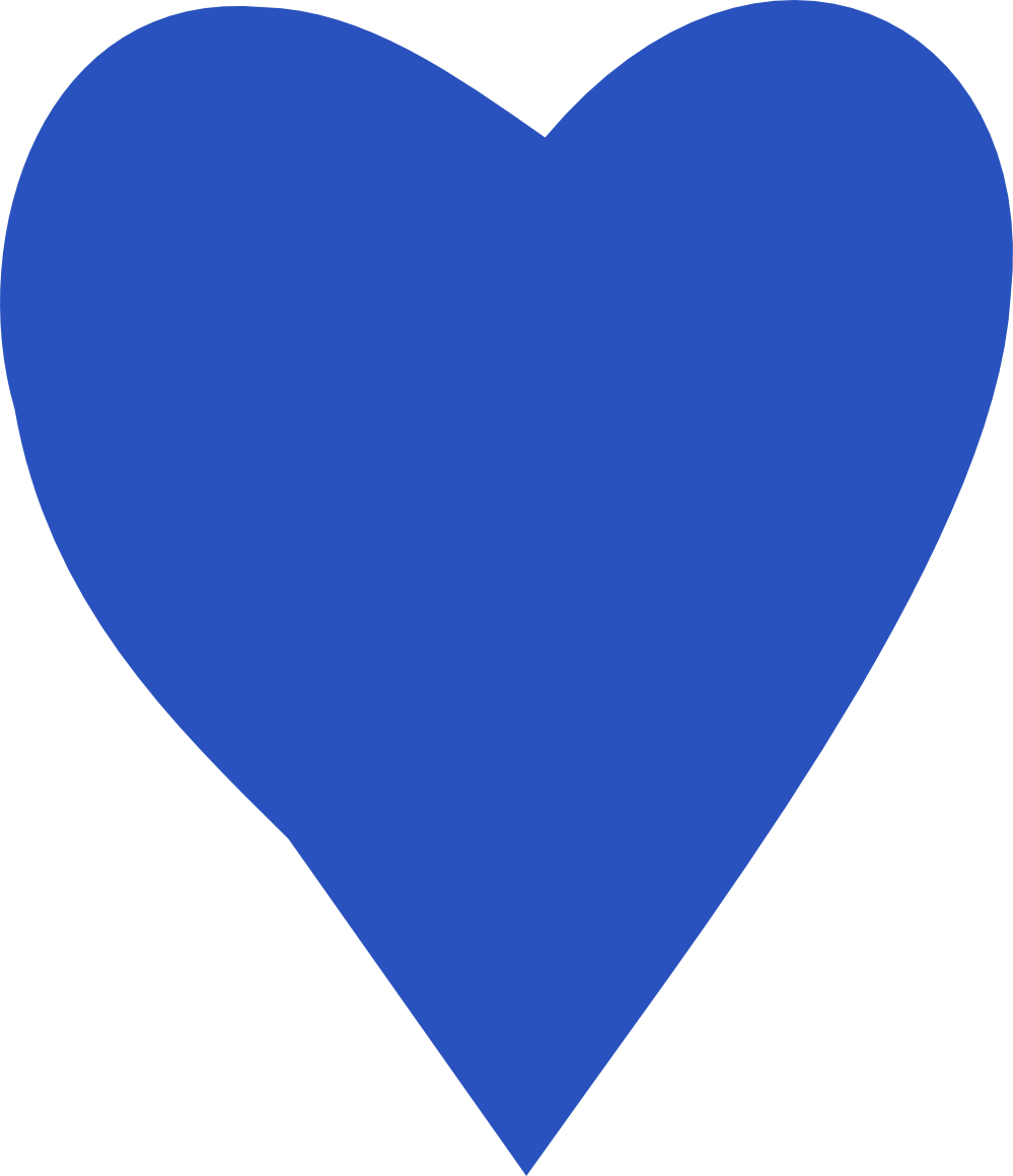 10 Heart Symbol Clip Art Free Cliparts That You Can - Facebook Blue Heart (999x1160)