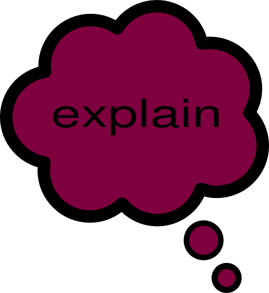 Explanation 20clipart - Explain Clipart (546x595)
