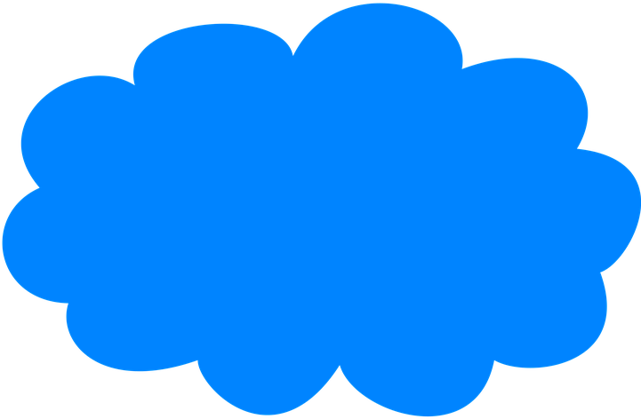 Blue Sky Clipart 14, Buy Clip Art - Nube Con Relampago Png (720x720)