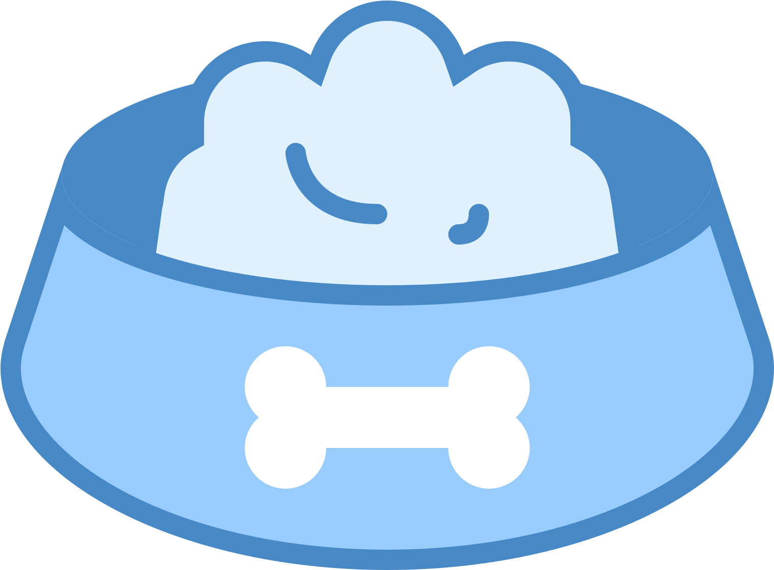 Bounce House Clipart - Dog Food Clip Art (1600x1600)