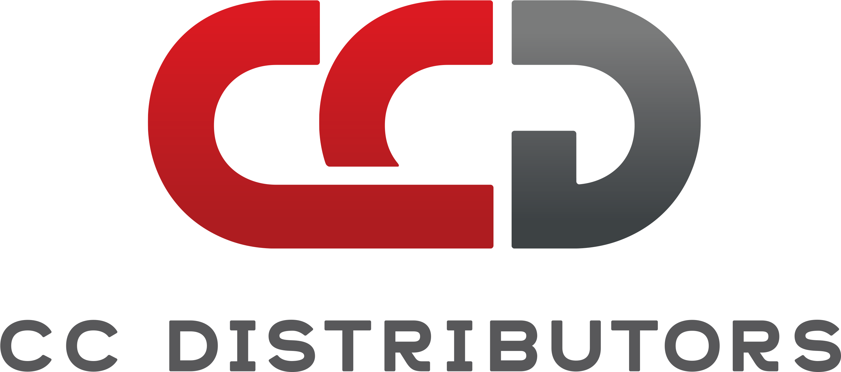 481b3a543ff81523029564 Cc Distributors Main Logo Color - Carmine (3000x1434)